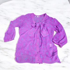 Patrons of Peace Women's sheer blouse
